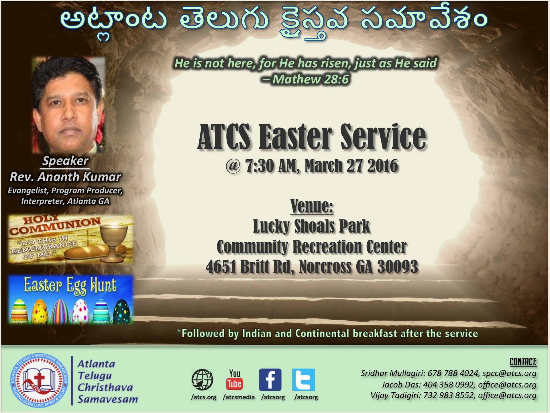 Easter Service Flyer